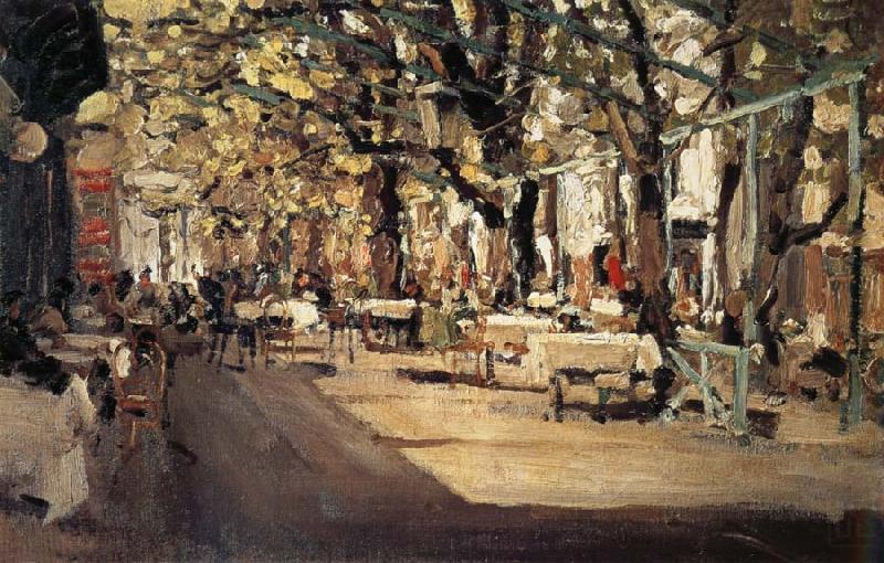 The Cafe of Yalta, Konstantin Korovin